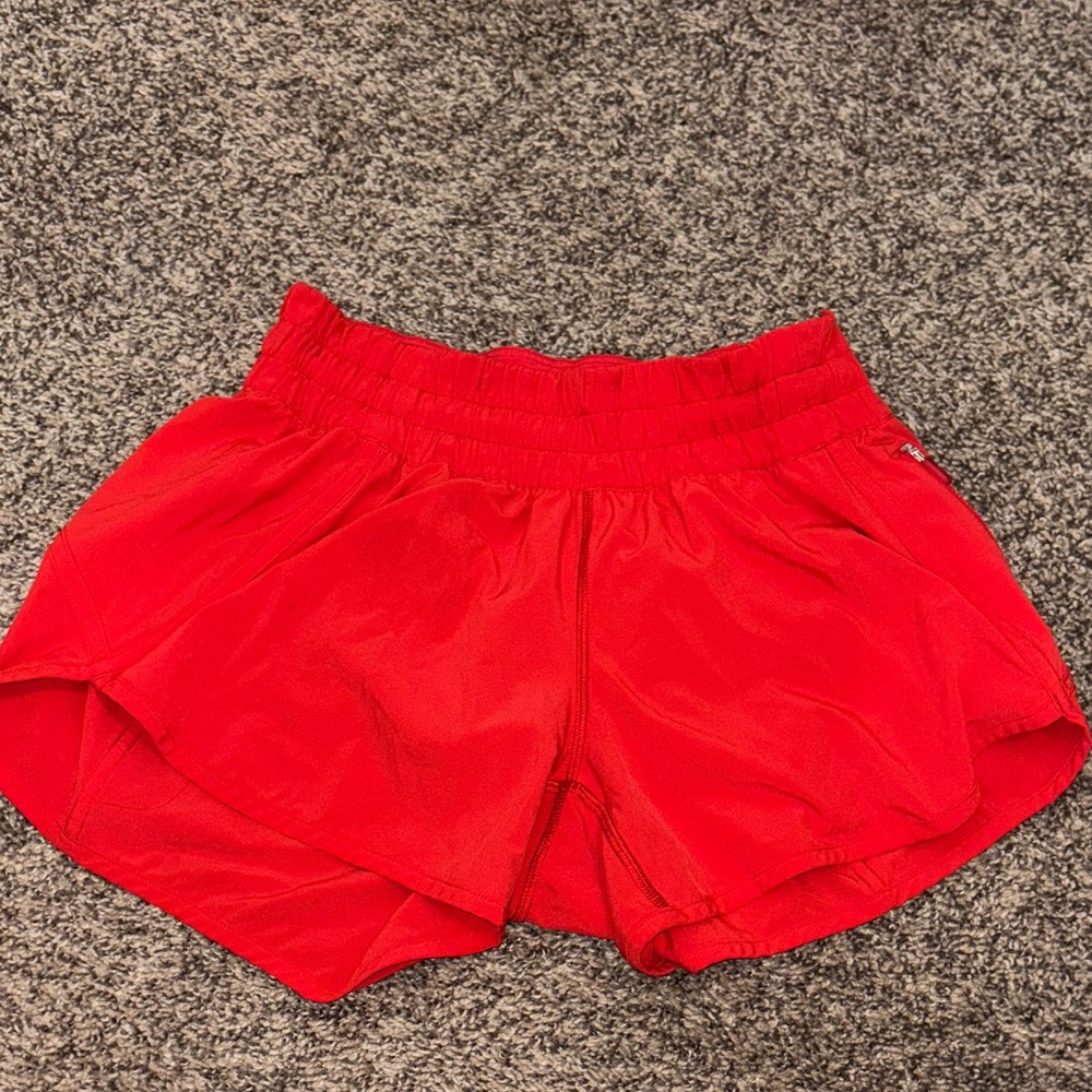 Lululemon: Track That High Rise 3” Lined Running Shorts